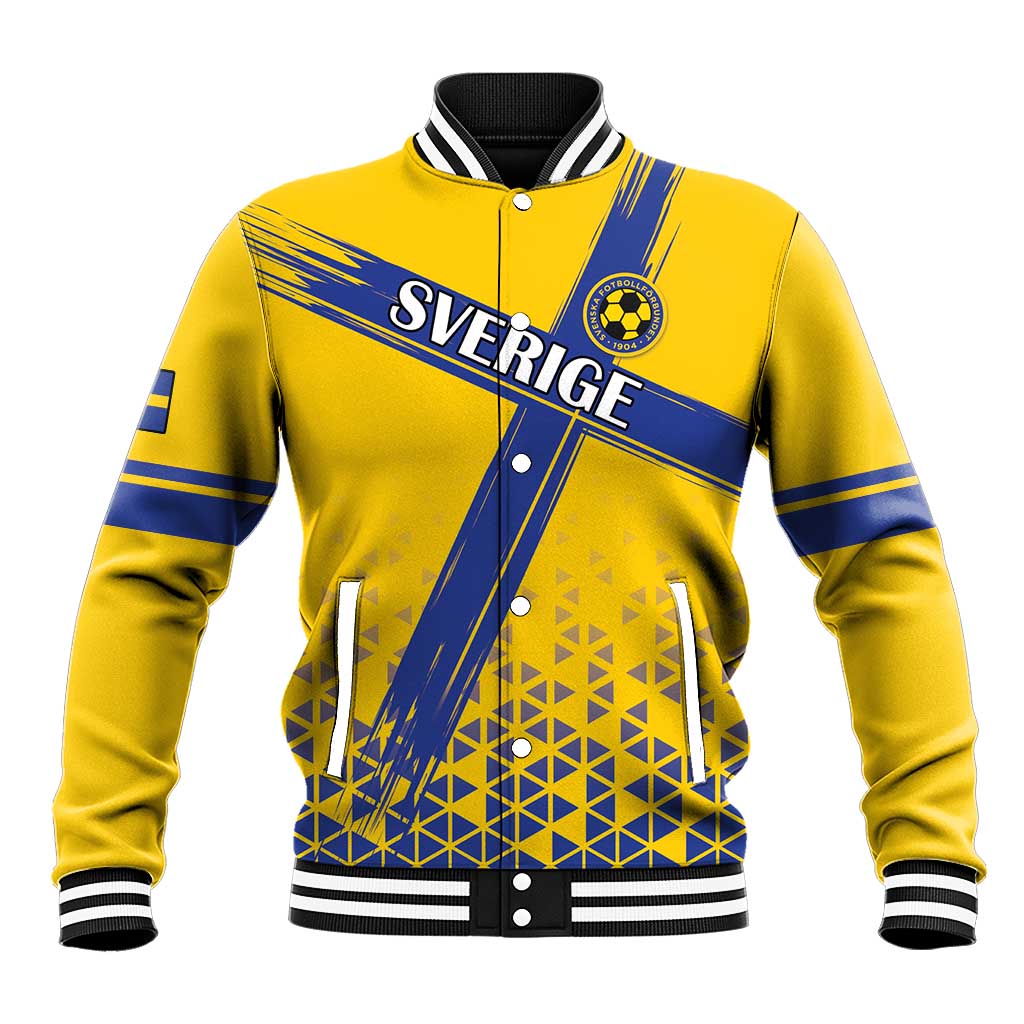 Custom Sweden Football Baseball Jacket Sveriges herrlandslag i fotboll