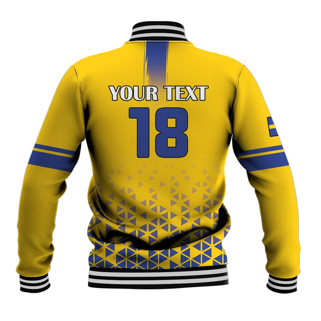 Custom Sweden Football Baseball Jacket Sveriges herrlandslag i fotboll