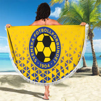Custom Sweden Football Beach Blanket Sveriges herrlandslag i fotboll