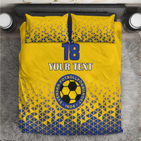 Custom Sweden Football Bedding Set Sveriges herrlandslag i fotboll