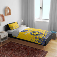 Custom Sweden Football Bedding Set Sveriges herrlandslag i fotboll