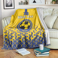 Custom Sweden Football Blanket Sveriges herrlandslag i fotboll