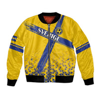 Custom Sweden Football Bomber Jacket Sveriges herrlandslag i fotboll