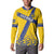 Custom Sweden Football Button Sweatshirt Sveriges herrlandslag i fotboll