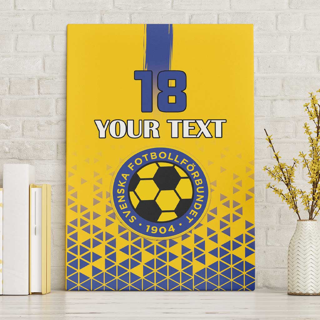 Custom Sweden Football Canvas Wall Art Sveriges herrlandslag i fotboll