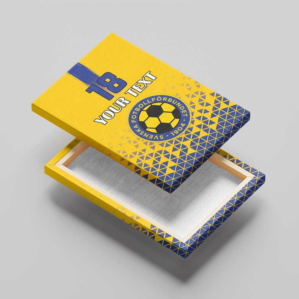 Custom Sweden Football Canvas Wall Art Sveriges herrlandslag i fotboll