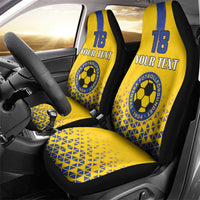 Custom Sweden Football Car Seat Cover Sveriges herrlandslag i fotboll