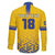Custom Sweden Football Family Matching Puletasi and Hawaiian Shirt Sveriges herrlandslag i fotboll