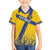 Custom Sweden Football Family Matching Short Sleeve Bodycon Dress and Hawaiian Shirt Sveriges herrlandslag i fotboll