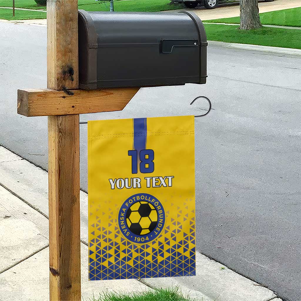 Custom Sweden Football Garden Flag Sveriges herrlandslag i fotboll