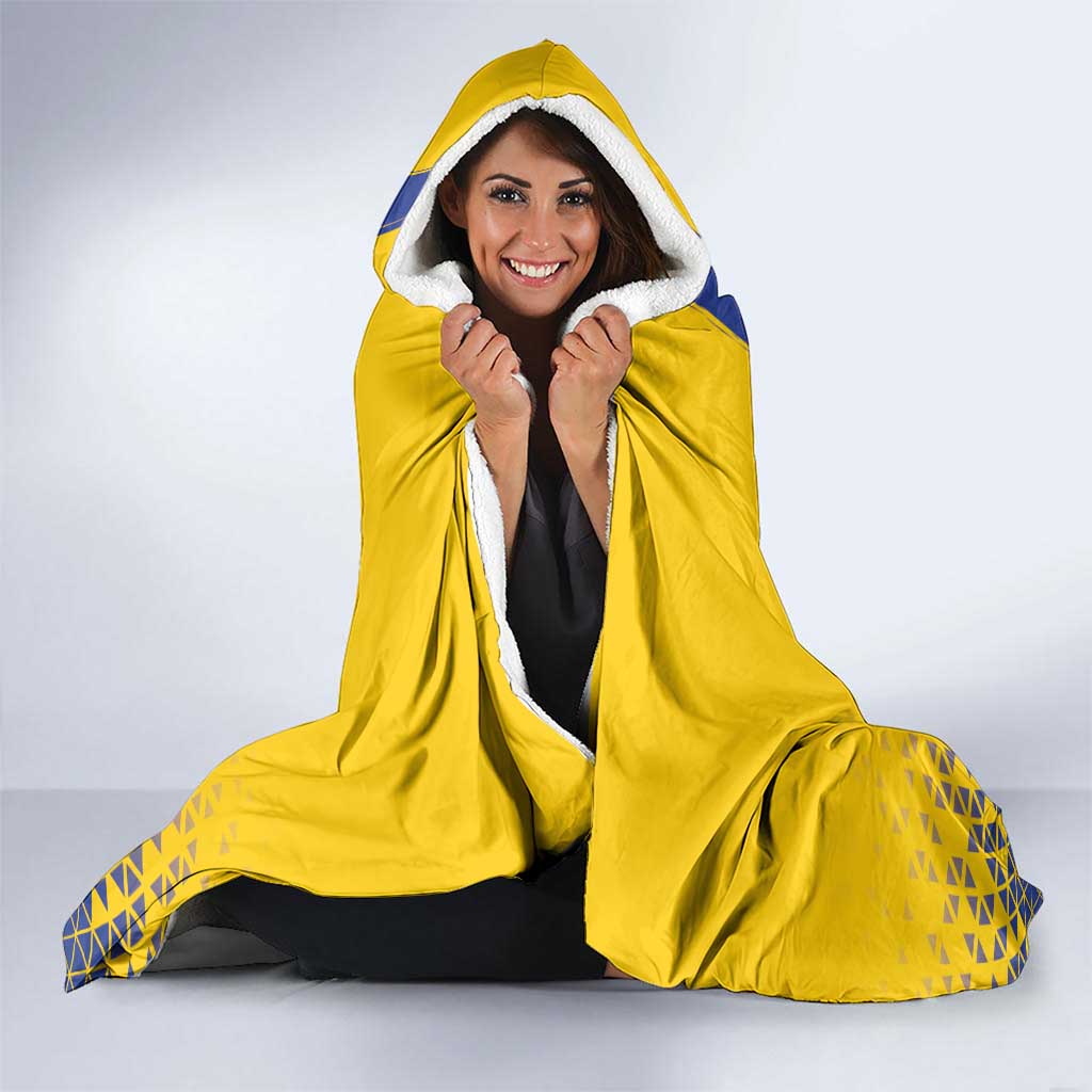 Custom Sweden Football Hooded Blanket Sveriges herrlandslag i fotboll