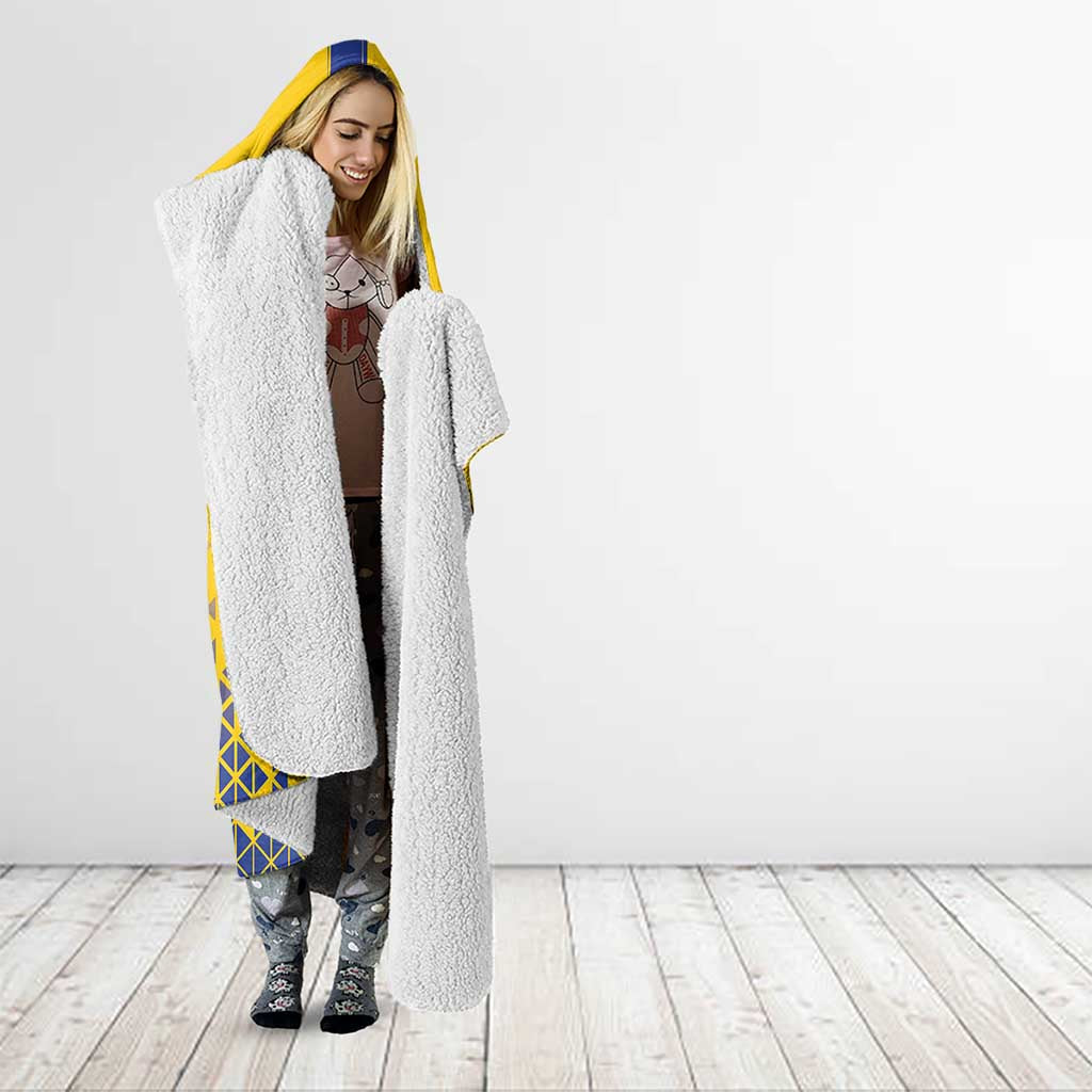 Custom Sweden Football Hooded Blanket Sveriges herrlandslag i fotboll