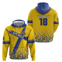 Custom Sweden Football Hoodie Sveriges herrlandslag i fotboll