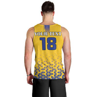 Custom Sweden Football Men Tank Top Sveriges herrlandslag i fotboll
