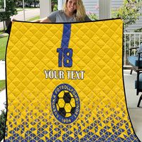 Custom Sweden Football Quilt Sveriges herrlandslag i fotboll