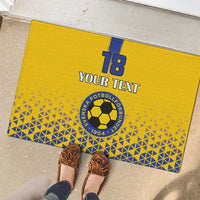 Custom Sweden Football Rubber Doormat Sveriges herrlandslag i fotboll