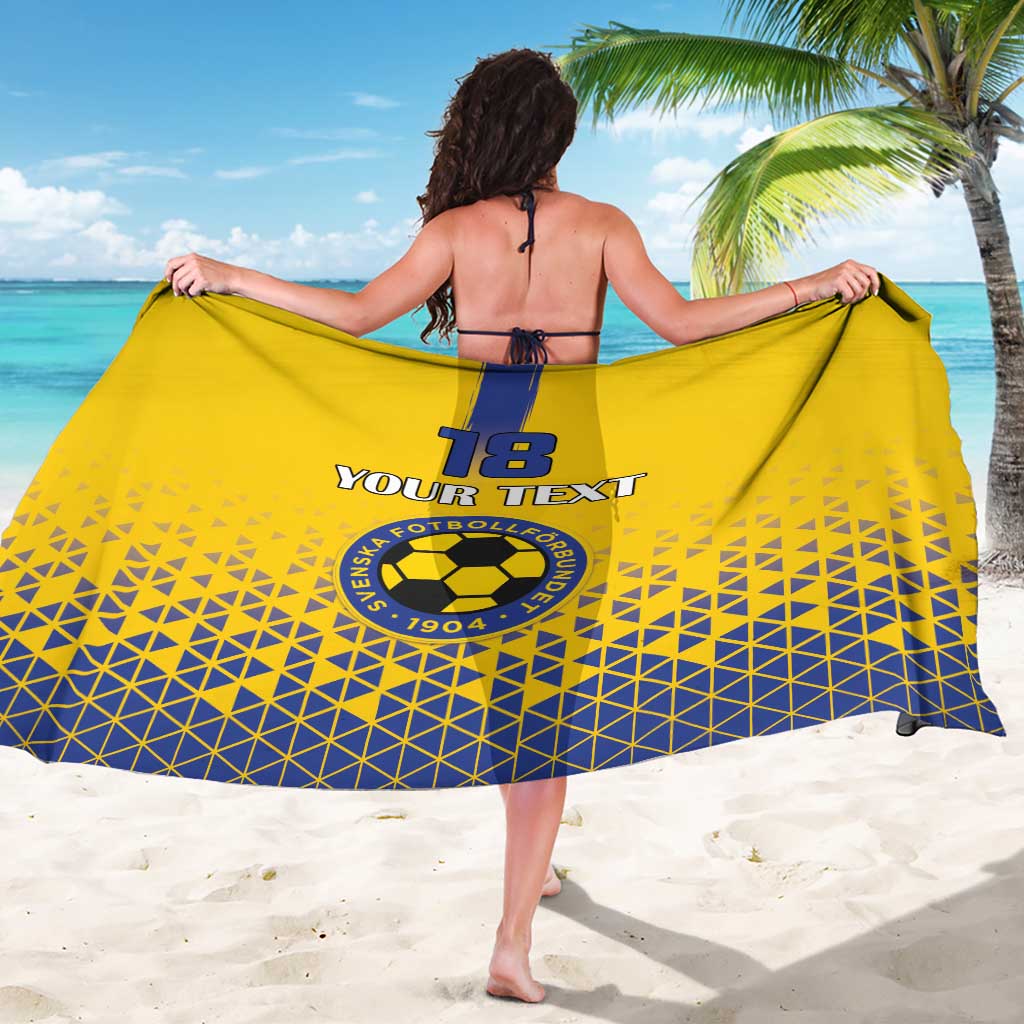 Custom Sweden Football Sarong Sveriges herrlandslag i fotboll