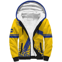 Custom Sweden Football Sherpa Hoodie Sveriges herrlandslag i fotboll