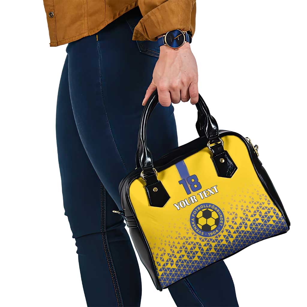 Custom Sweden Football Shoulder Handbag Sveriges herrlandslag i fotboll