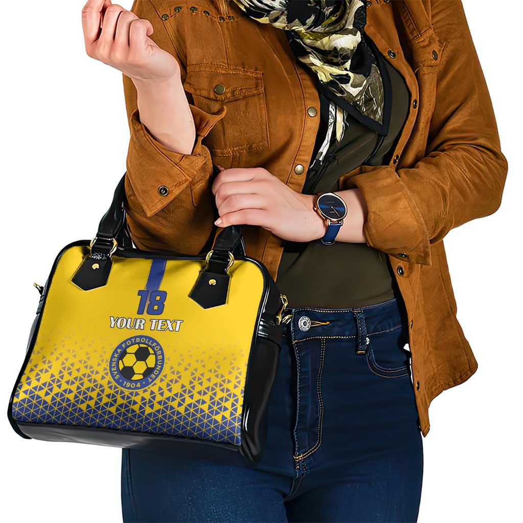 Custom Sweden Football Shoulder Handbag Sveriges herrlandslag i fotboll