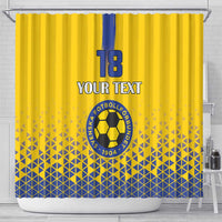 Custom Sweden Football Shower Curtain Sveriges herrlandslag i fotboll