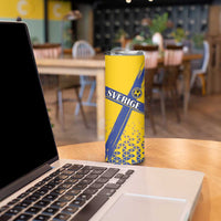 Custom Sweden Football Skinny Tumbler Sveriges herrlandslag i fotboll