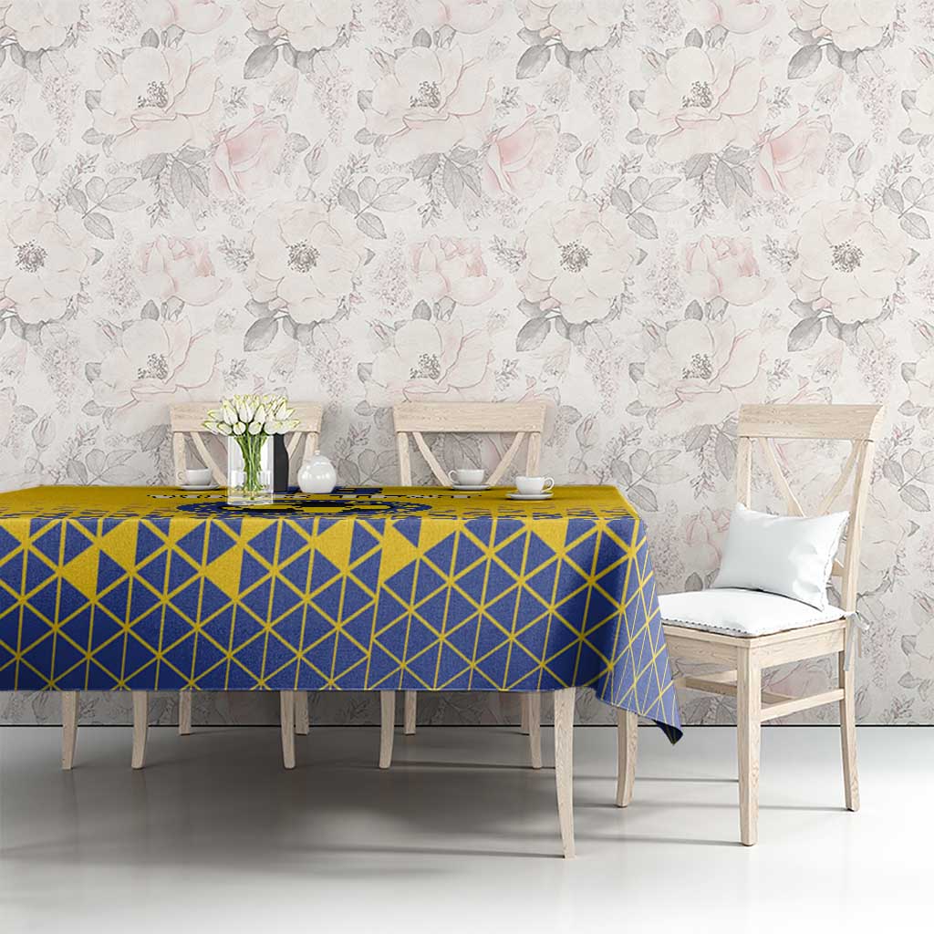 Custom Sweden Football Tablecloth Sveriges herrlandslag i fotboll