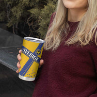 Custom Sweden Football Tumbler Cup Sveriges herrlandslag i fotboll