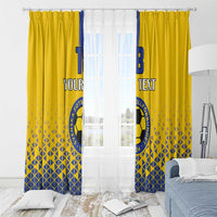 Custom Sweden Football Window Curtain Sveriges herrlandslag i fotboll