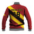 Custom Spain Football Baseball Jacket Come On La Roja Sporty Style