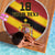 Custom Spain Football Beach Blanket Come On La Roja Sporty Style