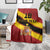 Custom Spain Football Blanket Come On La Roja Sporty Style