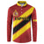 Custom Spain Football Button Sweatshirt Come On La Roja Sporty Style