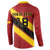 Custom Spain Football Button Sweatshirt Come On La Roja Sporty Style