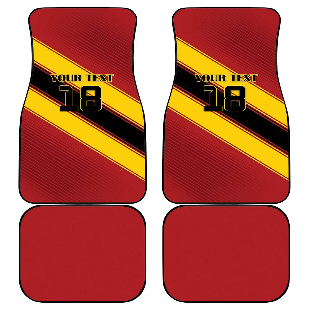 Custom Spain Football Car Mats Come On La Roja Sporty Style