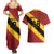 Custom Spain Football Couples Matching Summer Maxi Dress and Hawaiian Shirt Come On La Roja Sporty Style