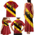 Custom Spain Football Family Matching Tank Maxi Dress and Hawaiian Shirt Come On La Roja Sporty Style
