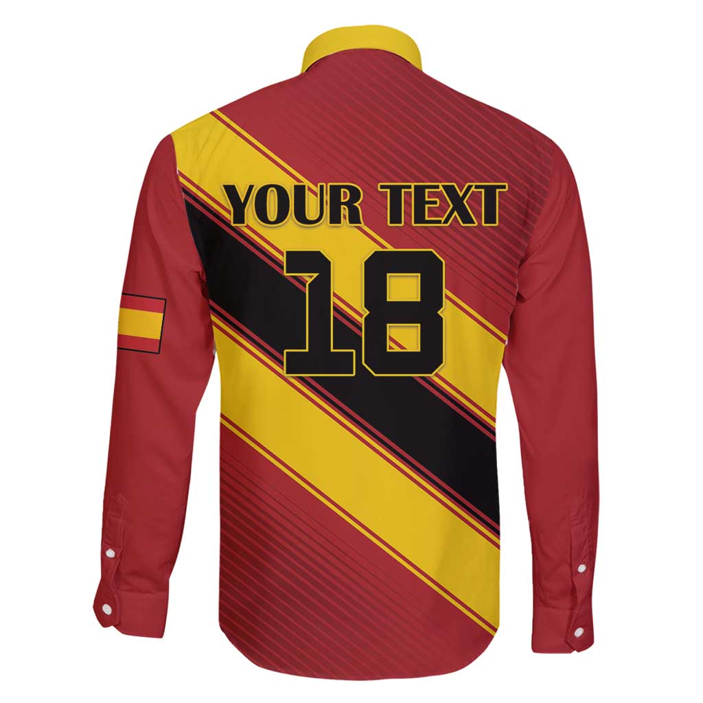 Custom Spain Football Family Matching Tank Maxi Dress and Hawaiian Shirt Come On La Roja Sporty Style