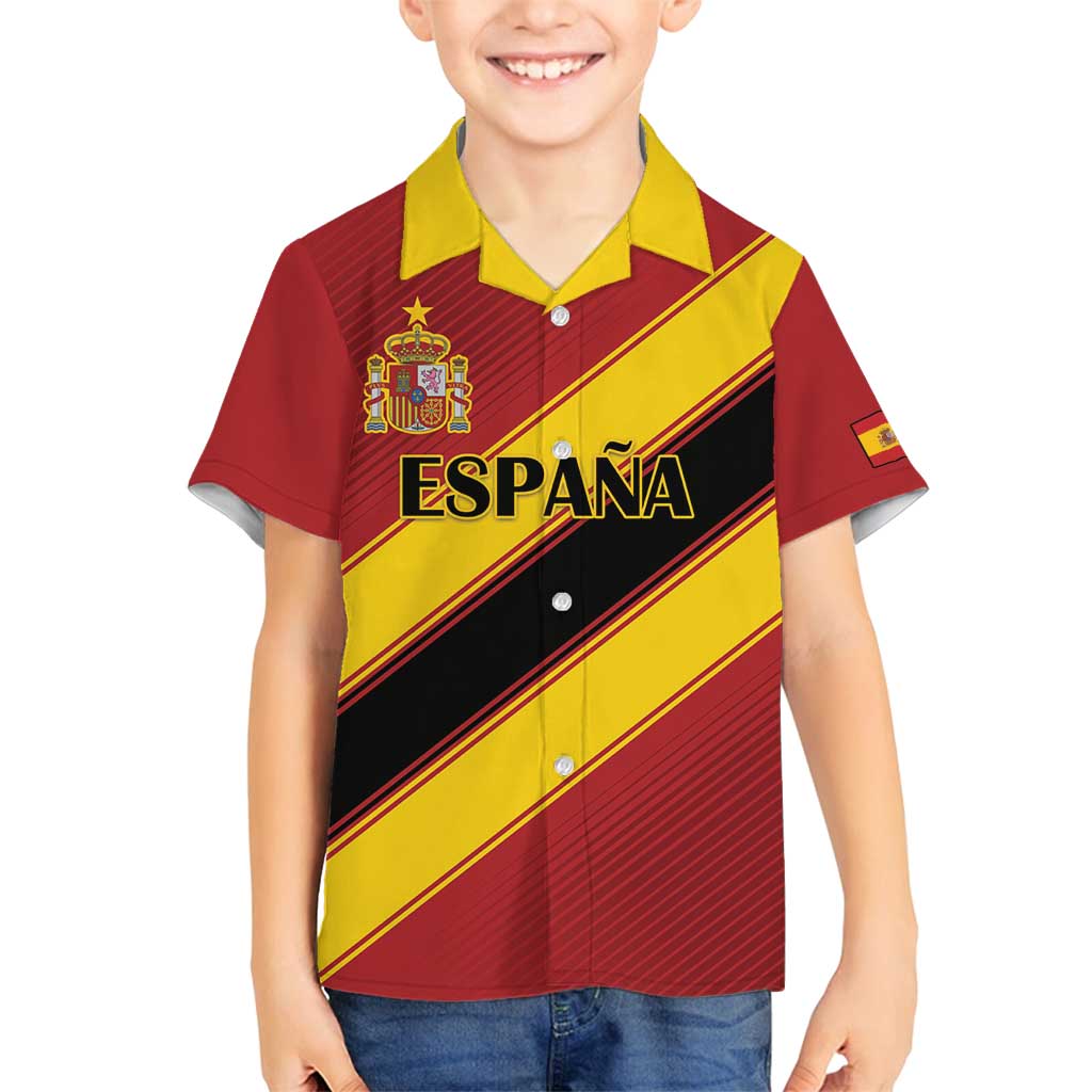 Custom Spain Football Family Matching Tank Maxi Dress and Hawaiian Shirt Come On La Roja Sporty Style