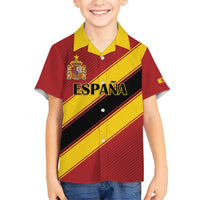 Custom Spain Football Family Matching Tank Maxi Dress and Hawaiian Shirt Come On La Roja Sporty Style