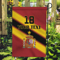 Custom Spain Football Garden Flag Come On La Roja Sporty Style