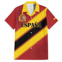 Custom Spain Football Hawaiian Shirt Come On La Roja Sporty Style