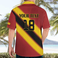 Custom Spain Football Hawaiian Shirt Come On La Roja Sporty Style