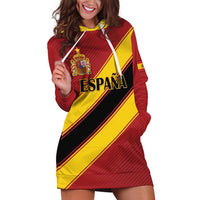 Custom Spain Football Hoodie Dress Come On La Roja Sporty Style