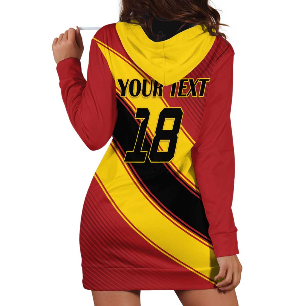 Custom Spain Football Hoodie Dress Come On La Roja Sporty Style