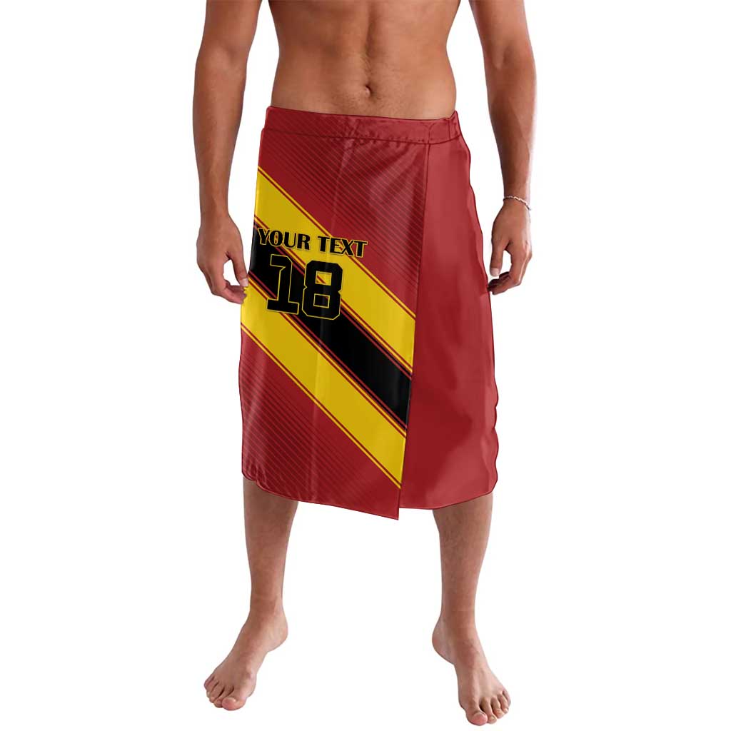 Custom Spain Football Lavalava Come On La Roja Sporty Style
