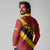 Custom Spain Football Long Sleeve Polo Shirt Come On La Roja Sporty Style