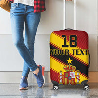Custom Spain Football Luggage Cover Come On La Roja Sporty Style