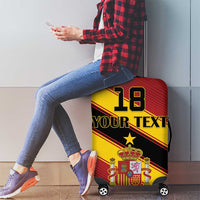 Custom Spain Football Luggage Cover Come On La Roja Sporty Style