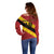 Custom Spain Football Off Shoulder Sweater Come On La Roja Sporty Style